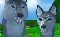 Wolf Simulator: Wild Animals 3D